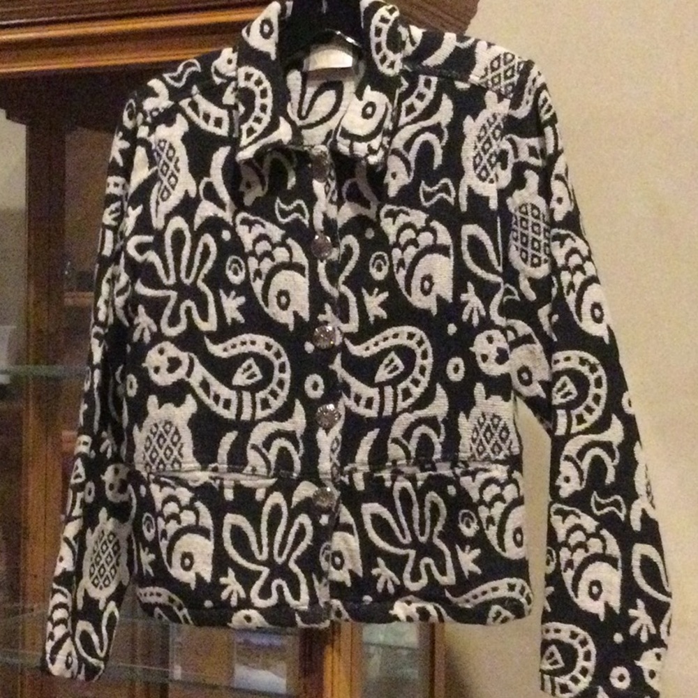 Casual Jacket of strong woven cotton.